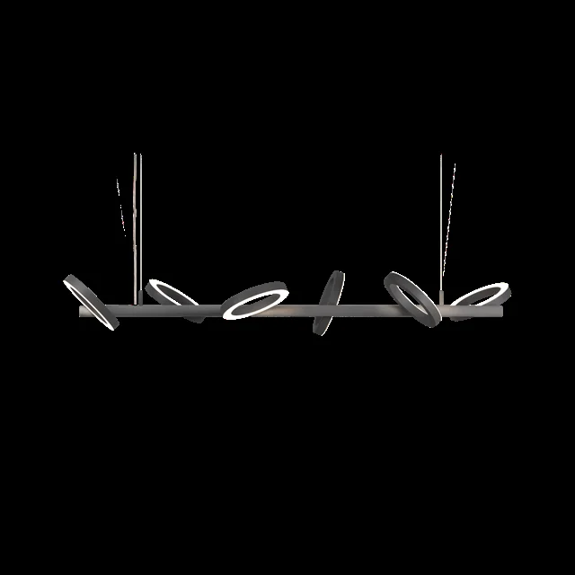 Moooi Pallana 6 Pendelleuchte Schiefer