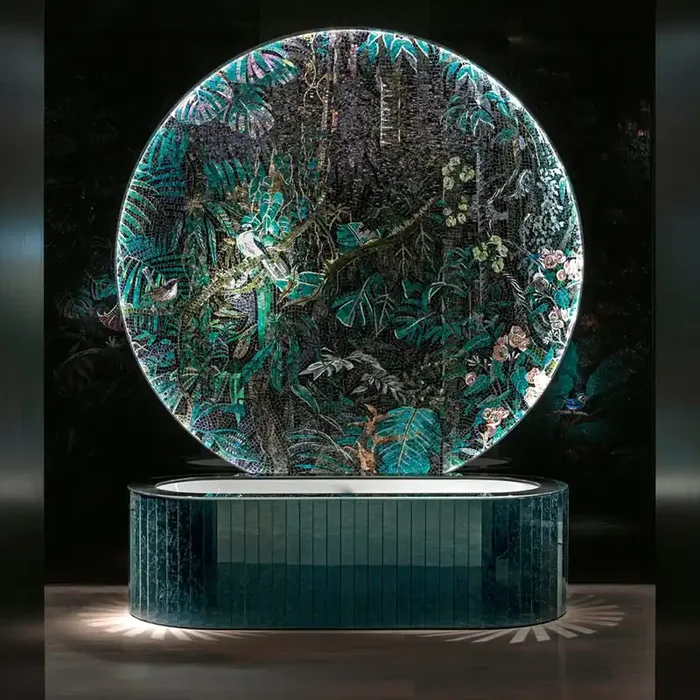 Mosaik GIAVA DARK CIRCLE von Sicis