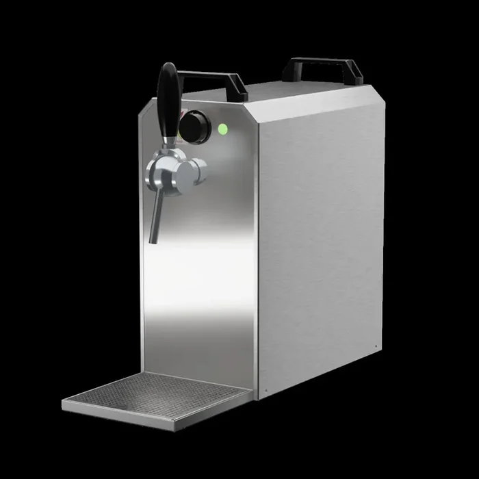 Mulled wine dispenser with tap and self-priming pump – for unpressurized containers