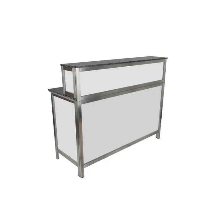 Multi-purpose counter with bar attachment, 2 m, white foamlite, black