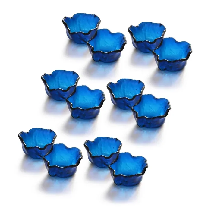 Murano-Glasschalen-Set mit zwölf Schalen OCEANO von D.i. Più Andretto Design