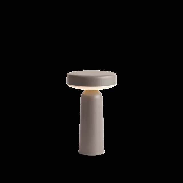 Muuto Ease Tragbare Lampe Taupe