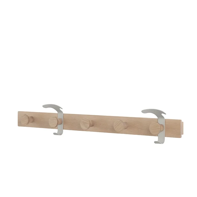 Muuto Plank Kleiderhaken Eiche/Grau