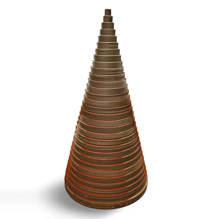 Nachhaltiger 3D-Karton-Weihnachtsbaum 220 – Weiß