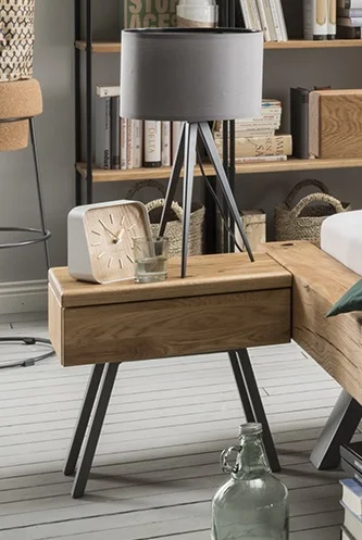 Nachttisch Kufe mit Schublade