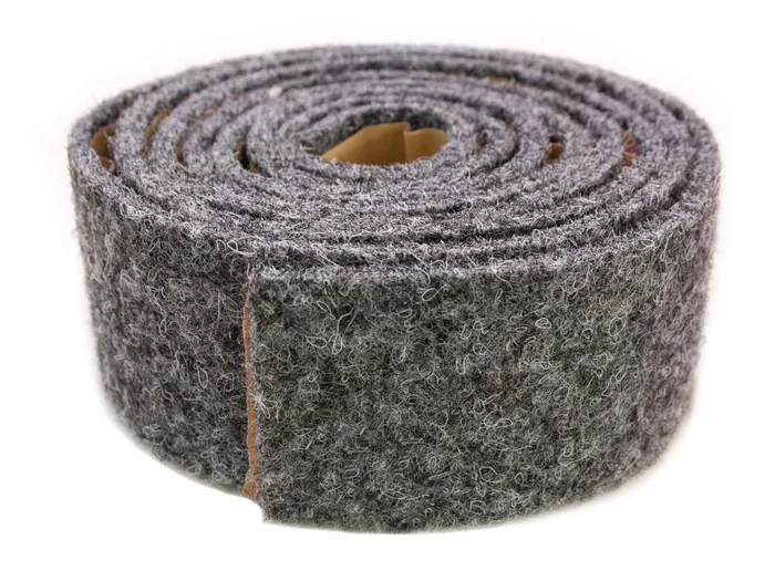 Nadelfilz Sockelleiste TURBO – Grau – 2,00m