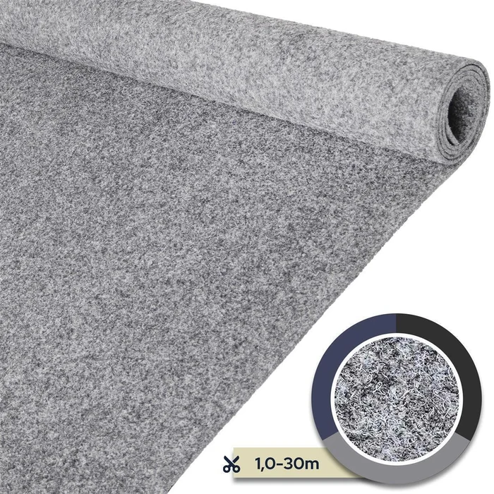 Nadelfilz TURBO – Grau – 2,00m x 9,50m