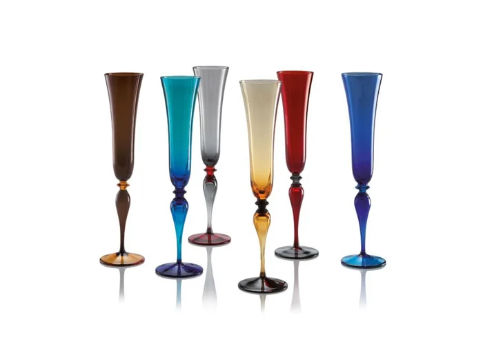 Nason Moretti Superbe Sektglas Entworfen von Stefano Marcato