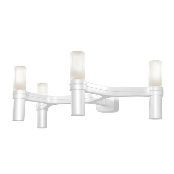 Nemo Crown 4 Wandleuchte Weiß