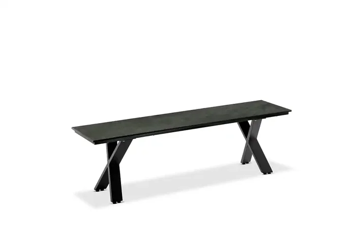 Nemo Einzelbank (Aluminium Anthrazit HPL)