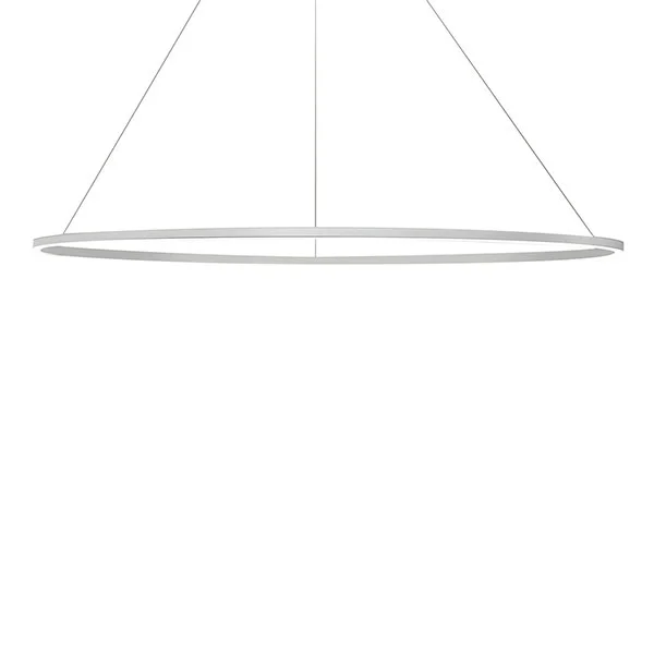 Nemo Ellisse Major Pendelleuchte Oval Weiß Downlight 3000k