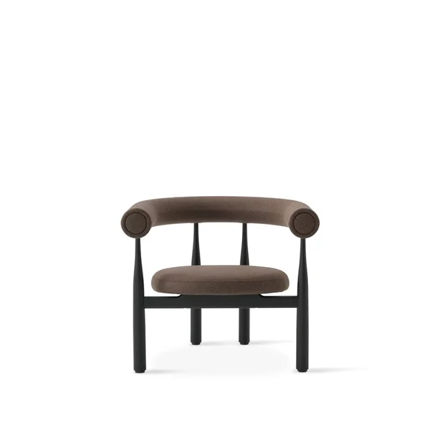 New Works Bukowski Sessel Schwarz/ Wooly Plus 1008