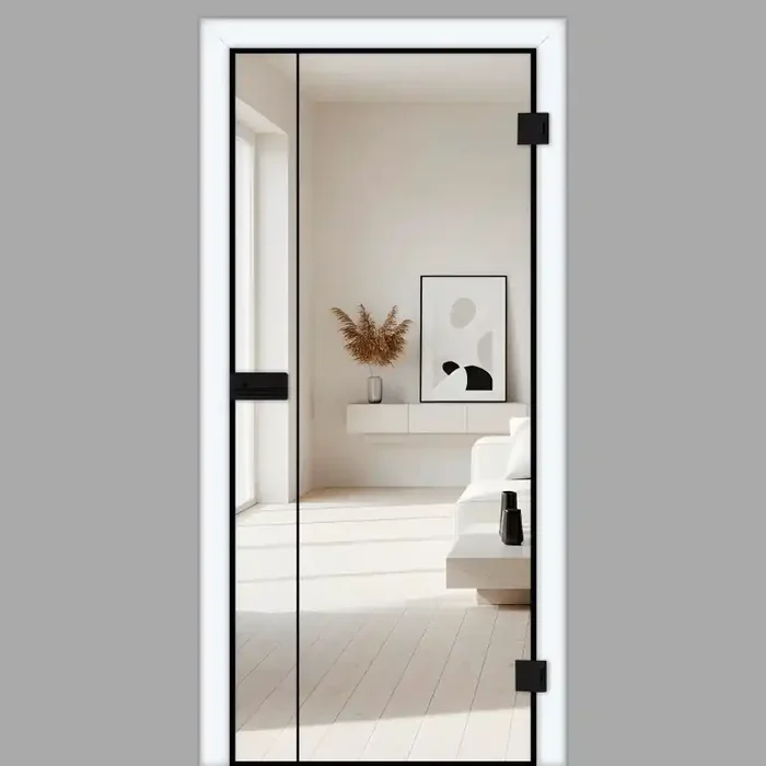 NoirLine 16 – Ganzglastüren / Glastüren mit Zarge Komplettset – Lofttüren NoirLine