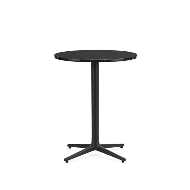 Normann Copenhagen Allez Cafétisch 4L Ø60 Marmor Schwarz