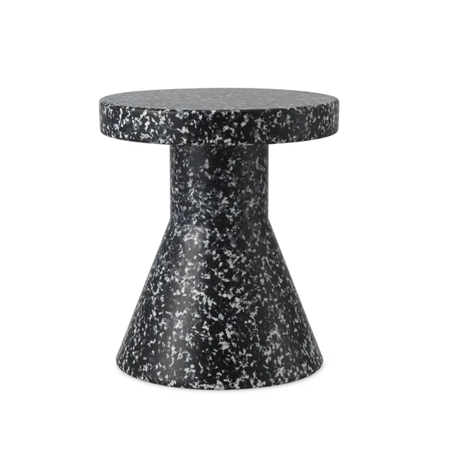 Normann Copenhagen Bit Cone Hocker Schwarz/ Weiß