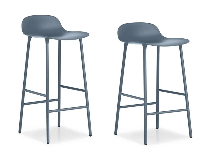 Normann Copenhagen Form Hocker – Metallbeine Entworfen von Simon Legald