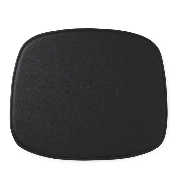 Normann Copenhagen Form Sitzkissen Leder Schwarz