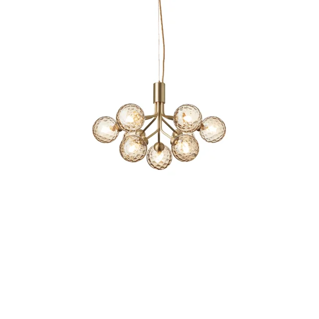 Nuura Apiales 9 Kronleuchter Messing Gebürstet/Gold