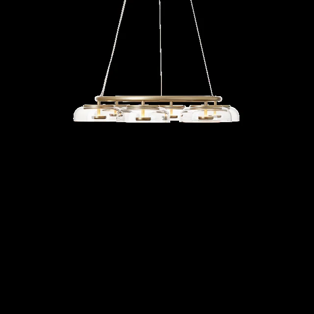 Nuura Blossi 6 Pendelleuchte Nordic Gold