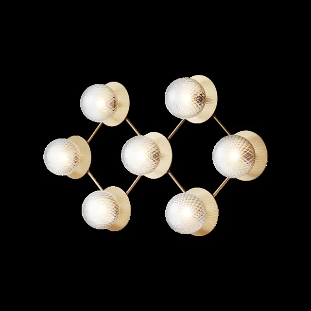 Nuura Liila 7 Wand-/ Deckenleuchte Klar