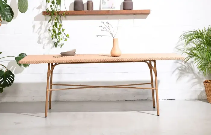 Outdoor Esstisch 210/100 Cabana PE-Rattan/Alu