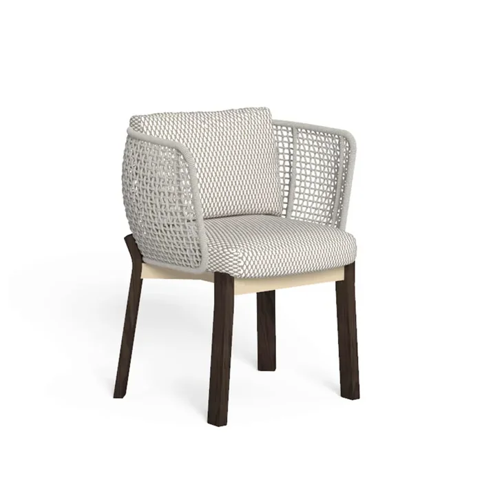 Outdoor-Esszimmerstuhl ARGO von Ludovica + Roberto Palomba für Talenti – Braun