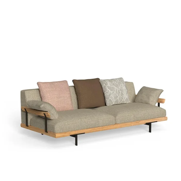 Outdoor-Zweisitzer-Sofa ALLURE von Christophe Pillet für Talenti – Weiß