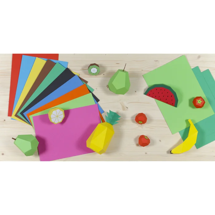 Paket mit 25 Blättern Recycling-Papier in Farbe Clairefontaine 270g [Größe 50×70 cm]