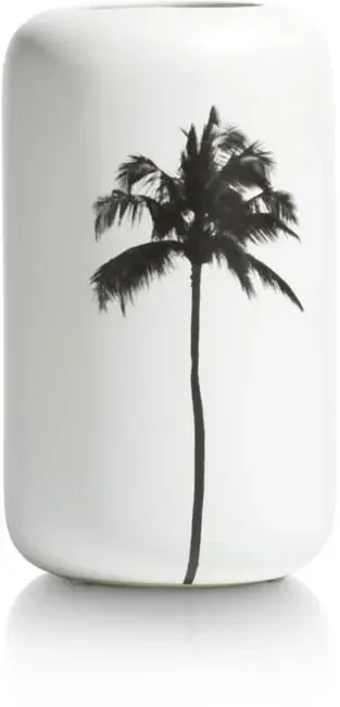 Palm Vase M H25cm – Weiss