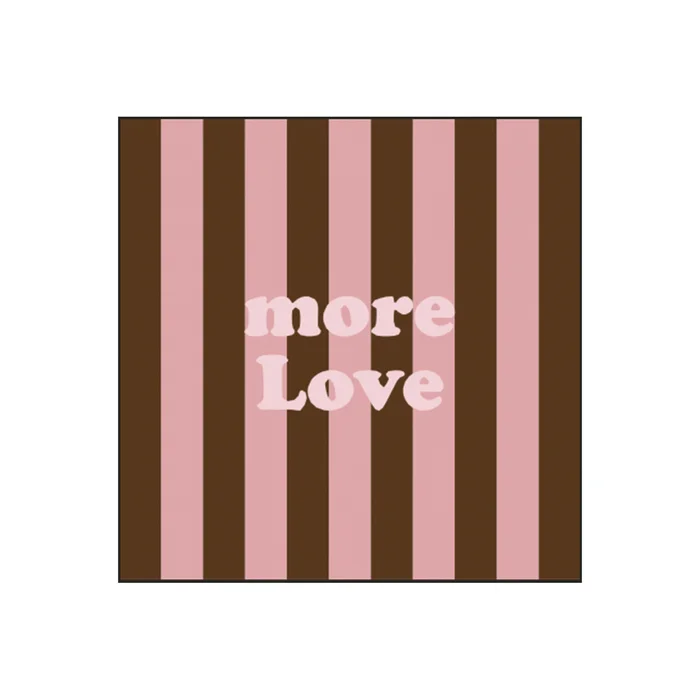 Papier Serviette mit Streifen Opjet (x20) [Größe 33×33 cm]