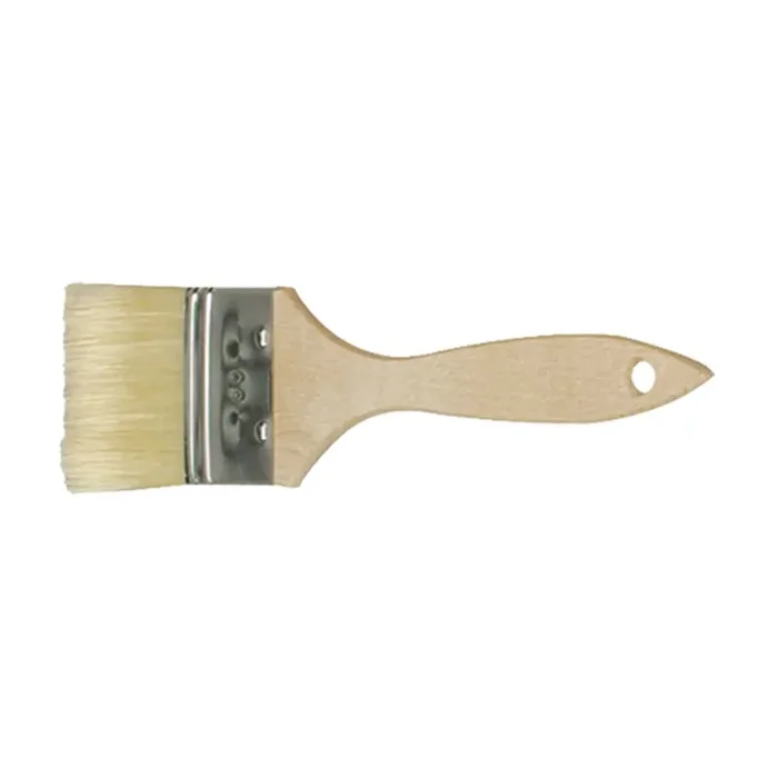 Pastry brush with wooden handle, width 8 cm