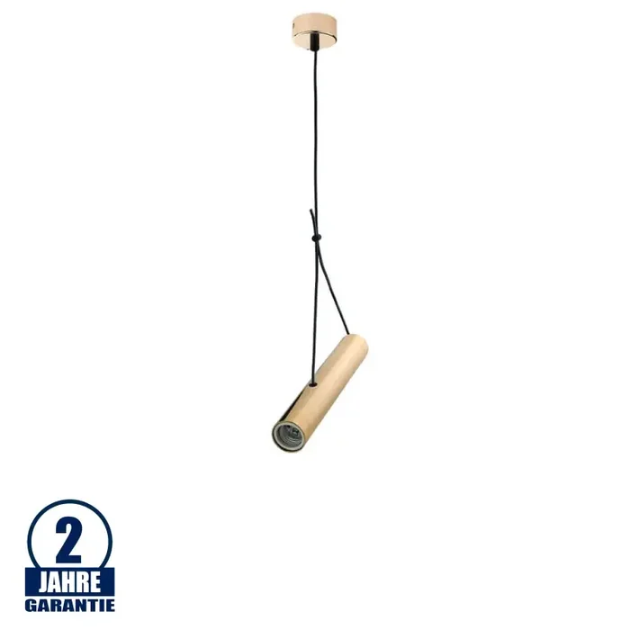 Pendelleuchte für E27 25cm Goldbraun