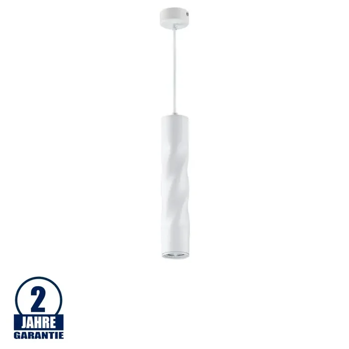 Pendelleuchte Twisted für GU10 30cm Weiß