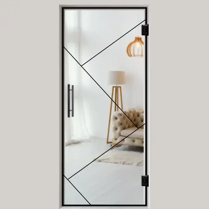 Pendeltür NoirLine 11 – Ganzglastür / Glastür – Lofttüren NoirLine