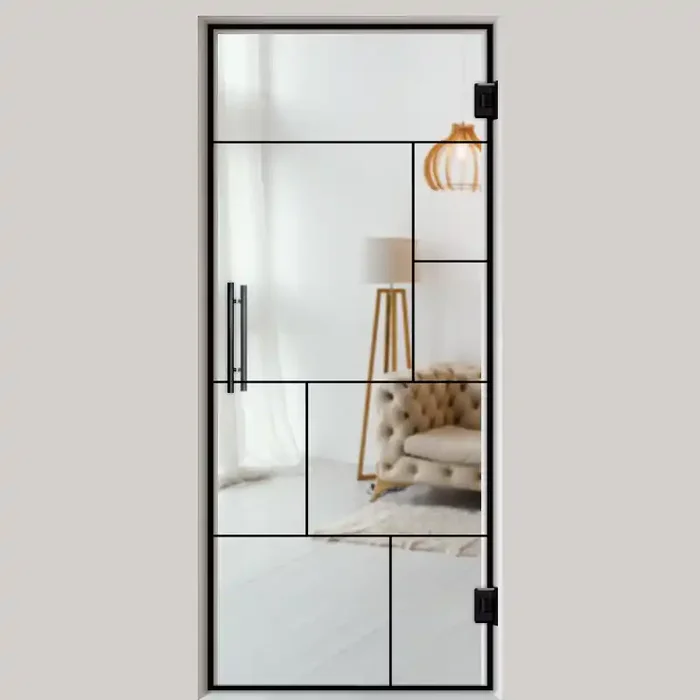 Pendeltür NoirLine 8 – Ganzglastür / Glastür – Lofttüren NoirLine