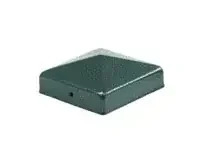 Pfostenkappe – Silber-Antik – Pyramidenform – 70x70mm