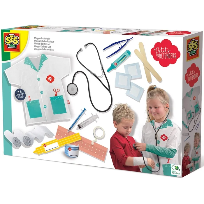 Phantasiespiele kleine Mega-Doktorkit SES Creative [Größe 5x20x30 cm]