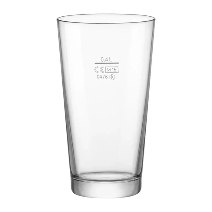 Pint Glas mit Eichstrich bei 0,4 Liter