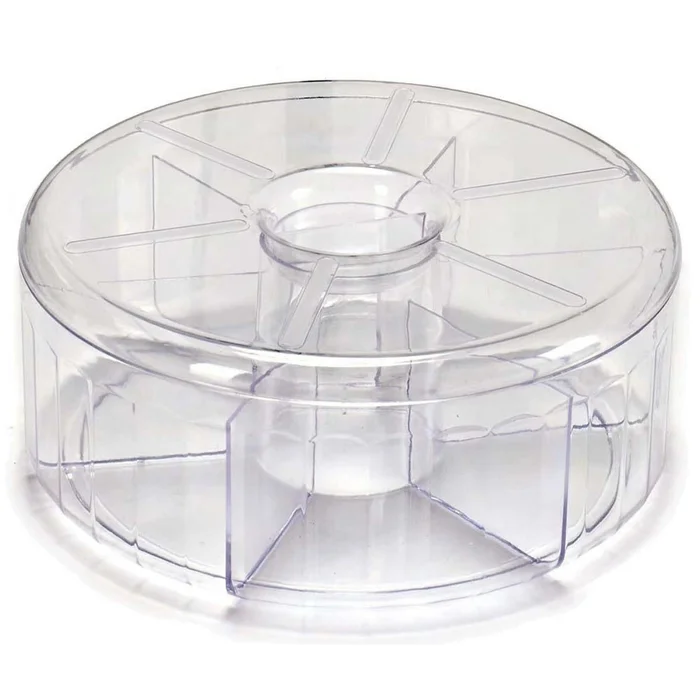 Plastikdose für Kräutertee 6 Abteilungen Genérico [Größe 20,5x12x12,5 cm]