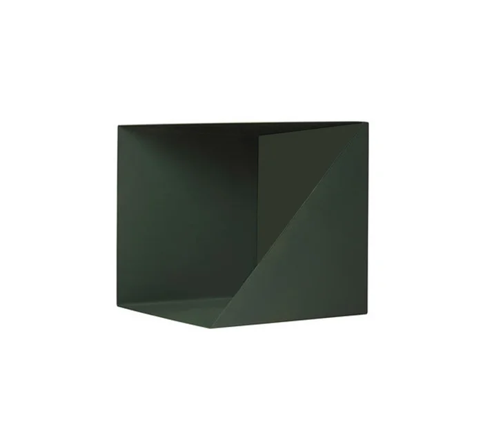 PLEASE WAIT to be SEATED Wall Box Regal -Grün Zedernholz