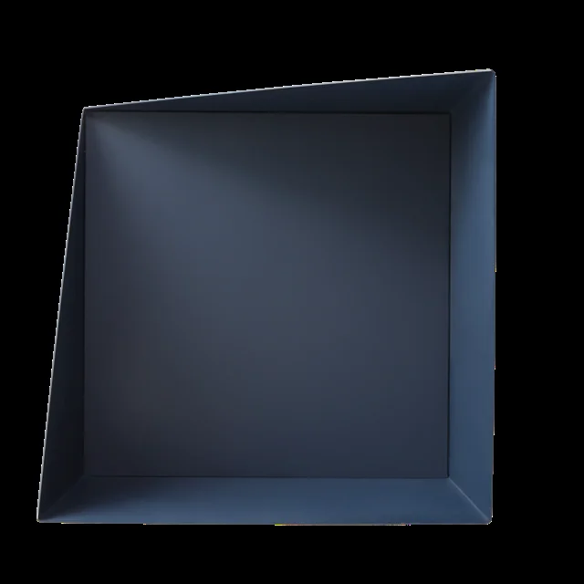 Please Wait to be Seated Wall Box Regal Marineblau