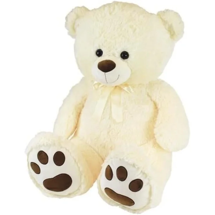 Plüschtier mit Schleife Jemini Planet Pluch Ours [Größe 100 cm]