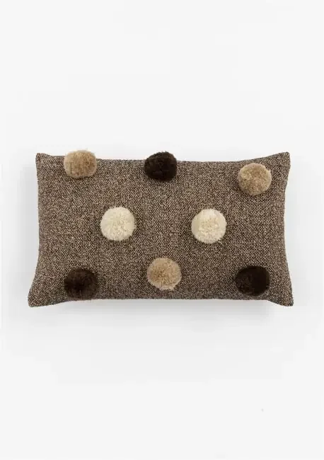 Pomme Kissen 30x50cm – Braun