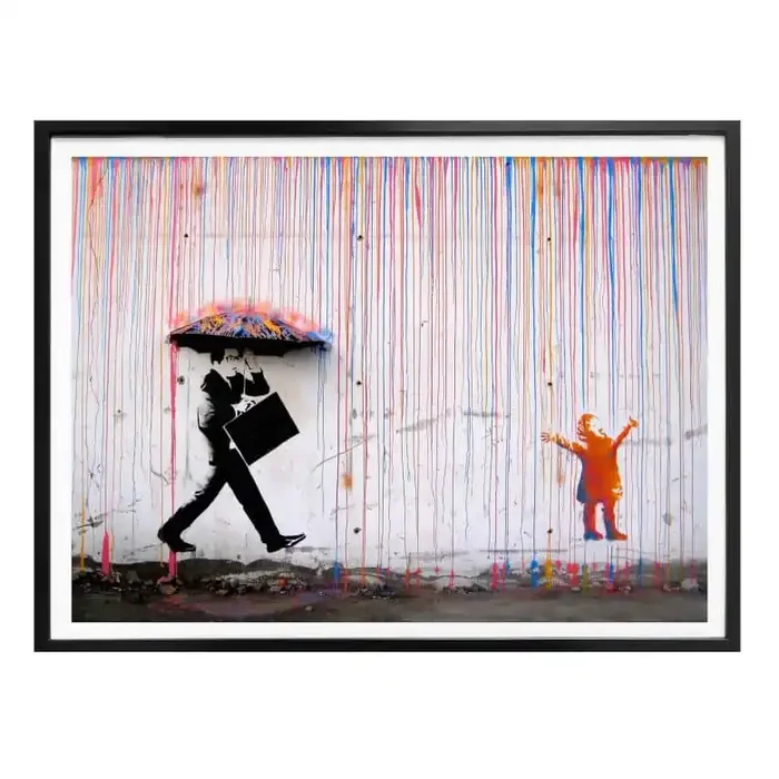 Poster Banksy – Coloured Rain