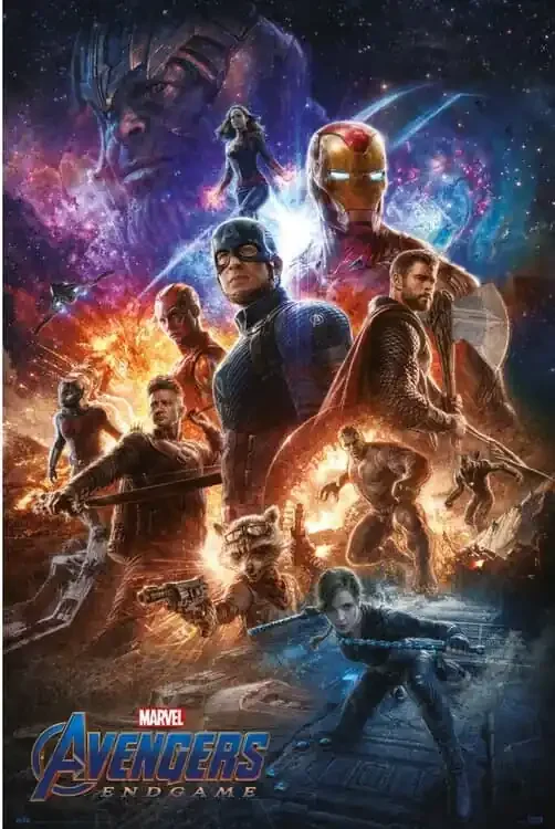 Poster, Filmposter Avengers Endgame – From The Ashes 61×91,5 cm