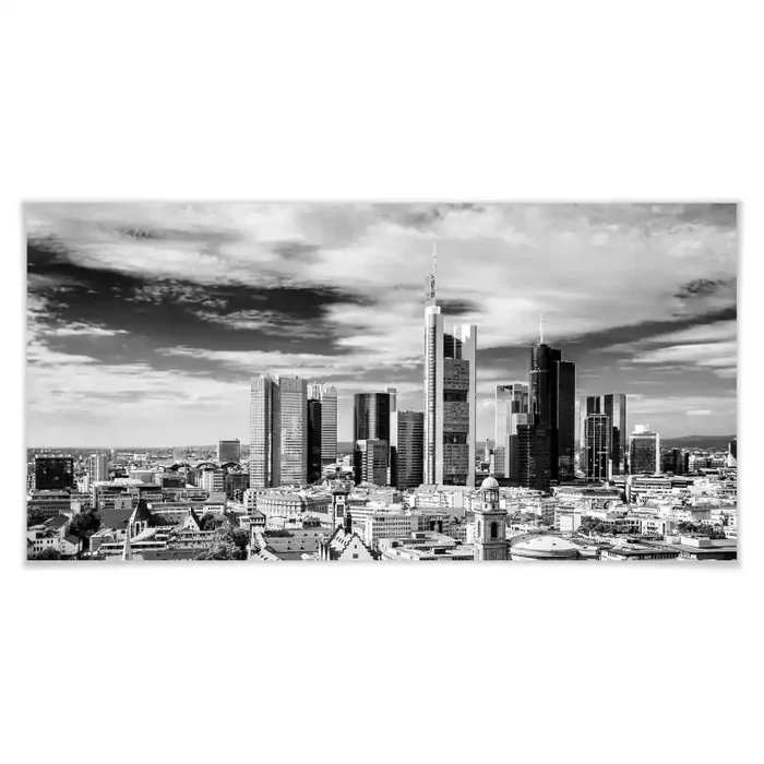 Poster Frankfurter Skyline – Panorama