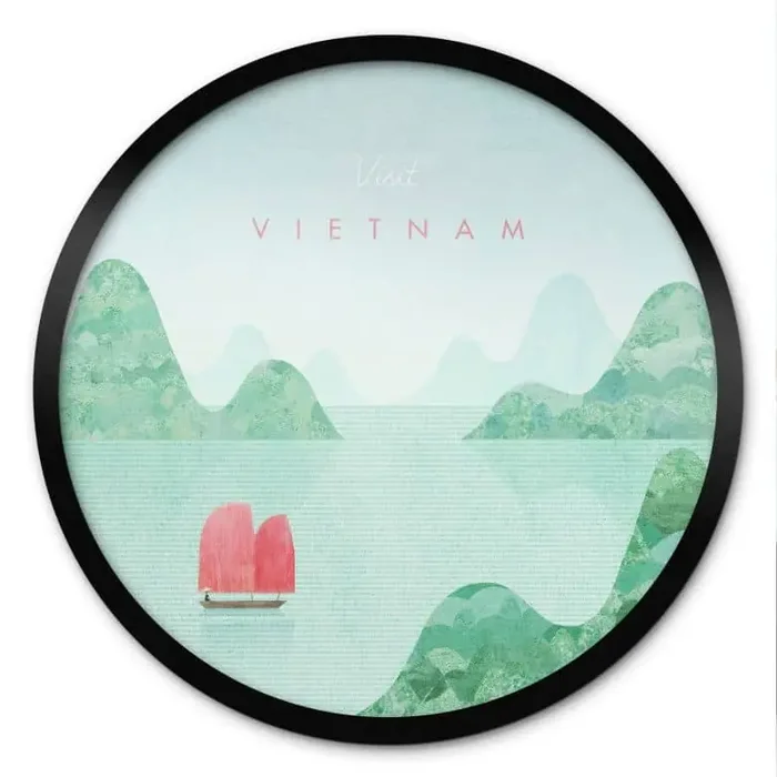 Poster Halong-Bucht auf Vietnam-Reisen – Rivers – Rund