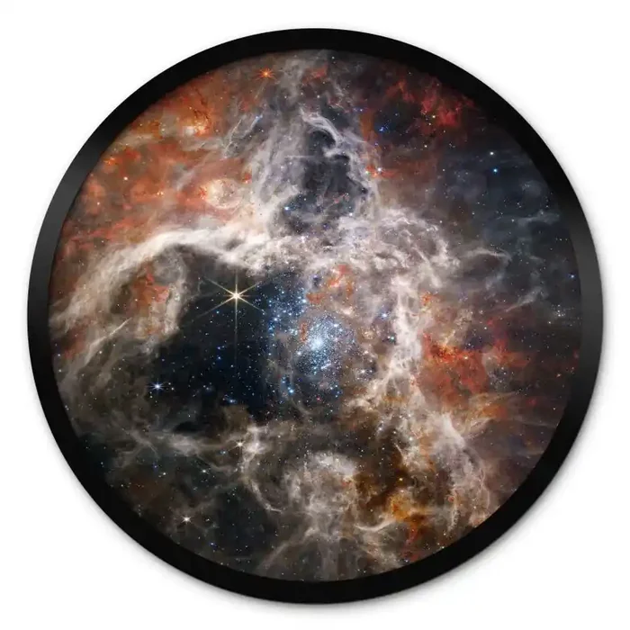 Poster James Webb Telescope – Tarantula Nebula – Rund