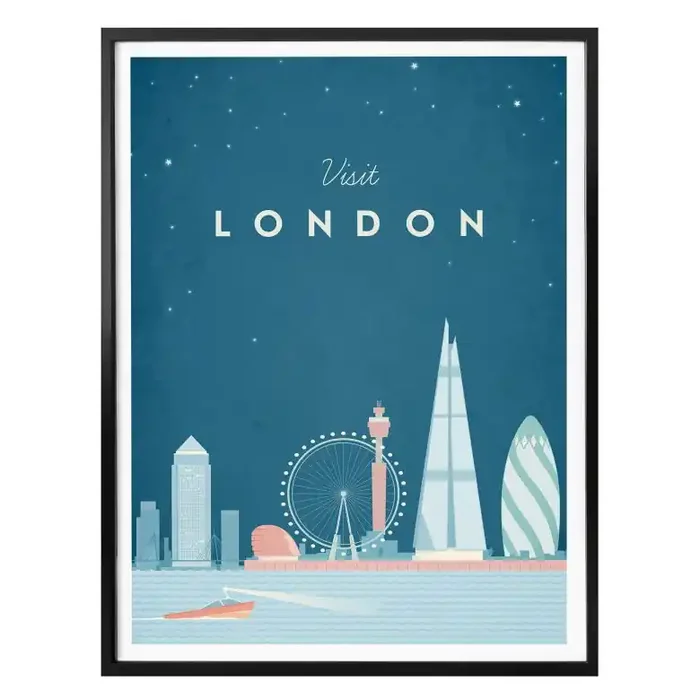 Poster Rivers – London