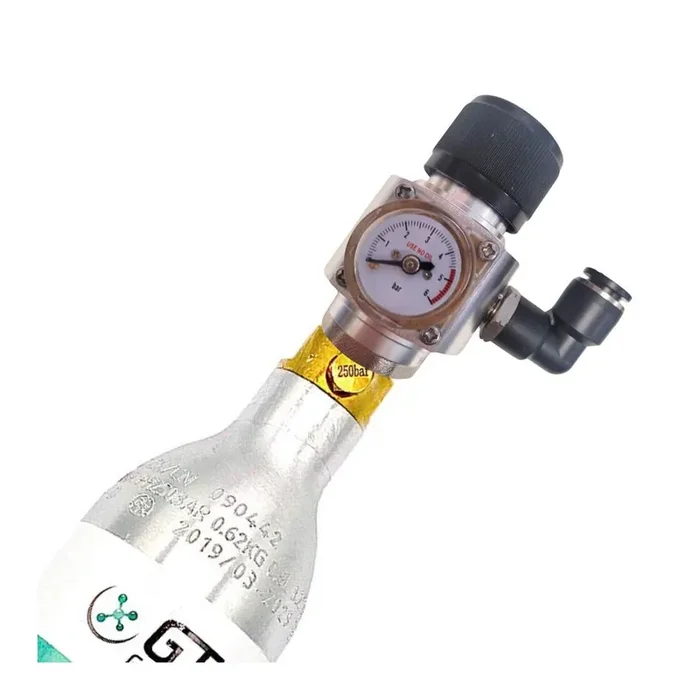 Premium CO² Druckminderer 1-leitig von Micromatic 3 bar für Soda Flaschen 425g